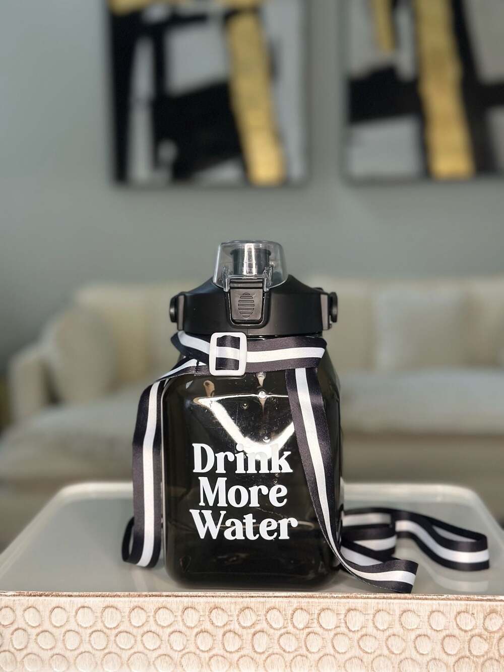 Target Bullseye's Playground 'Drink More Water' Square Plastic Water Bottle